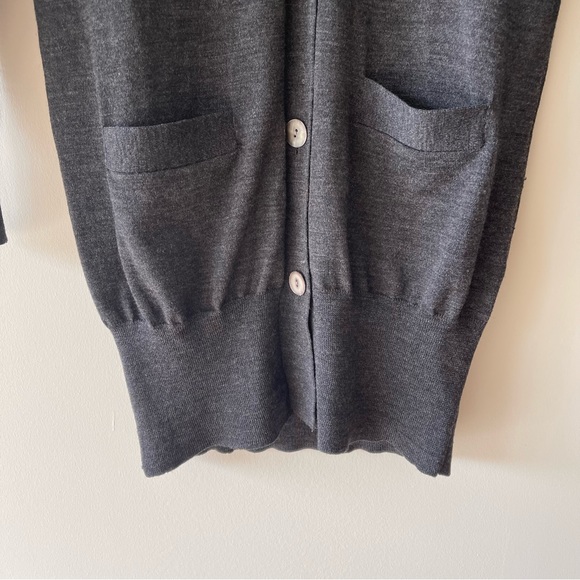 TEENFLO WOOL CARDIGAN in Charcoal - Picture 4 of 7